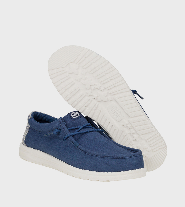 WALLY Surf Print Detail Slip-On Shoes