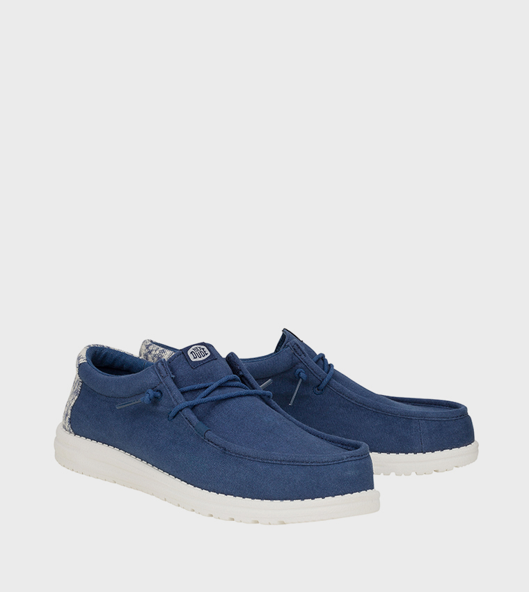 WALLY Surf Print Detail Slip-On Shoes