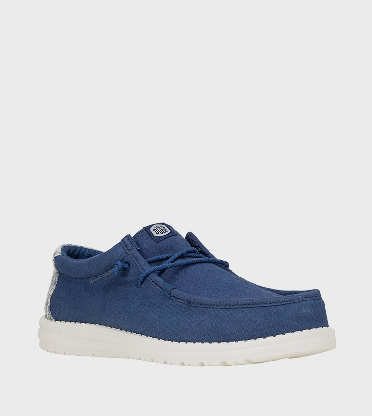 WALLY Surf Print Detail Slip-On Shoes