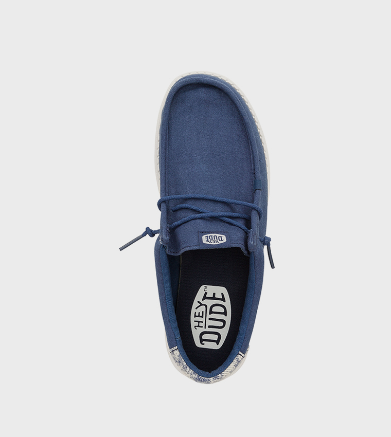 WALLY Surf Print Detail Slip-On Shoes