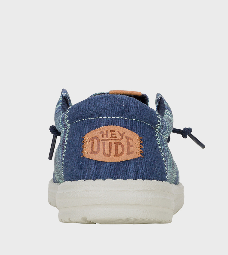 WALLY Surf Patterned Slip-On Shoes
