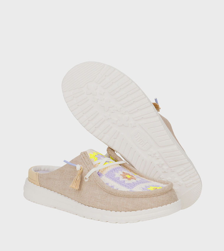 WENDY Cottage Crochet Mules