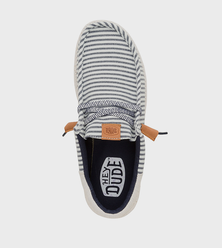 WALLY Funk Seersucker Slip-On Shoes