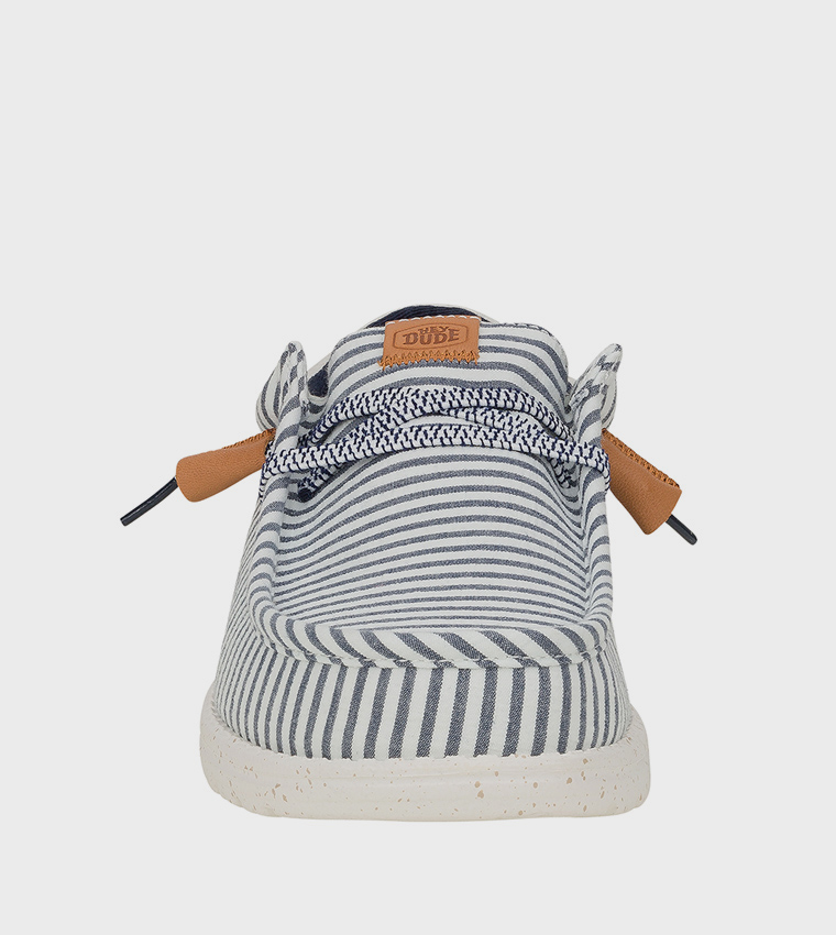 WALLY Funk Seersucker Slip-On Shoes
