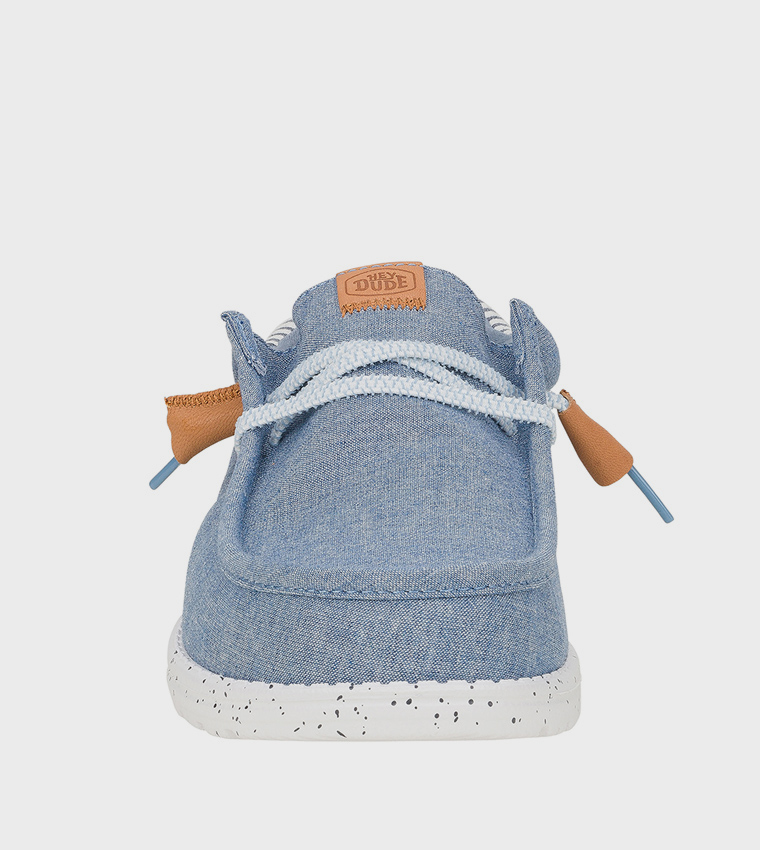 WALLY Funk Seersucker Slip-On Shoes