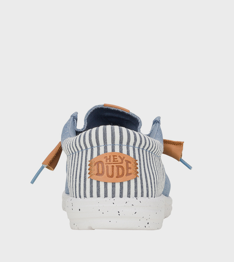 WALLY Funk Seersucker Slip-On Shoes