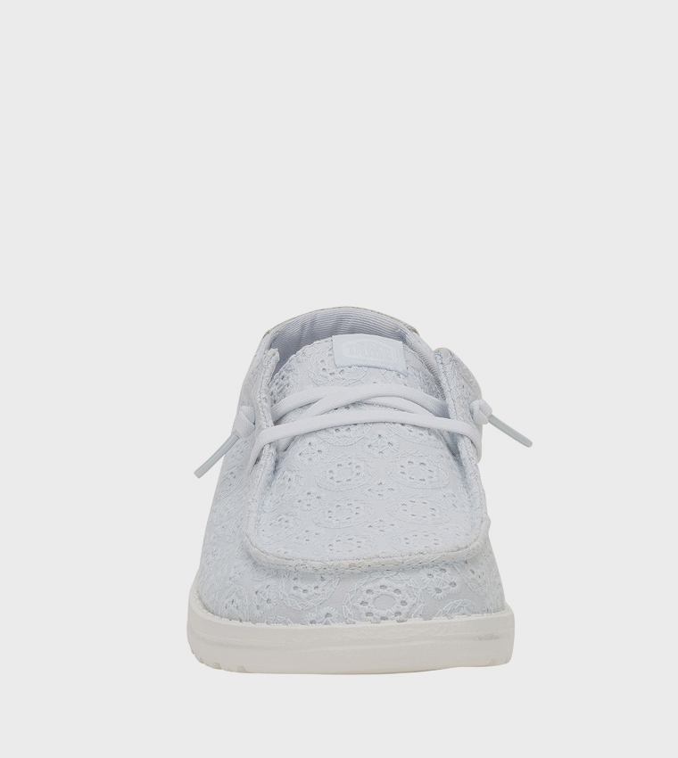 WENDY Eyelet Lace Slip-On Shoes