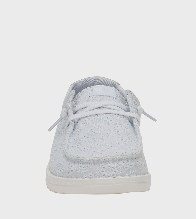 WENDY Eyelet Lace Slip-On Shoes