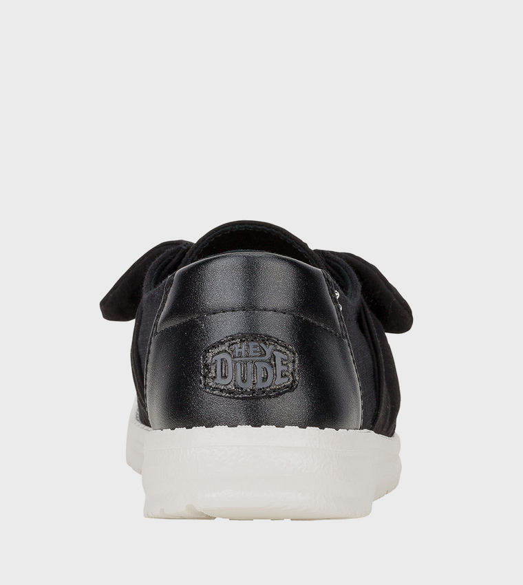 WENDY Bow Embellished Slip-On Shoes