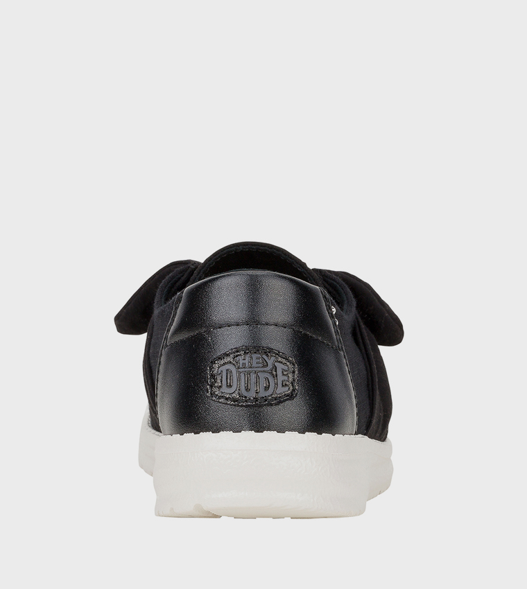 WENDY Bow Embellished Slip-On Shoes