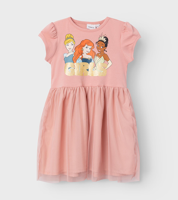 Disney Princess Printed Fit and Flare Dress