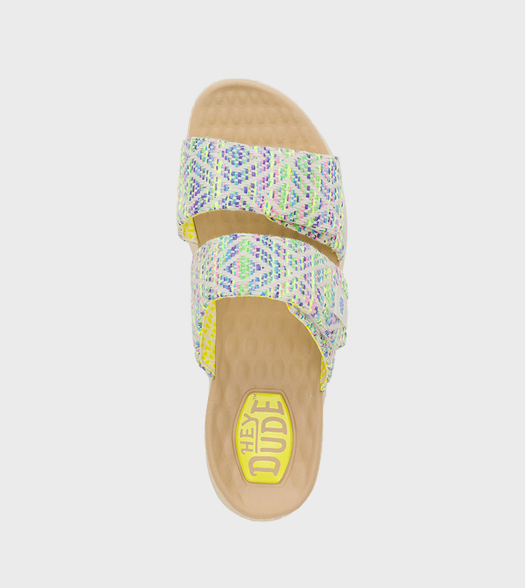 DELRAY Patterned Strap Platform Sandals