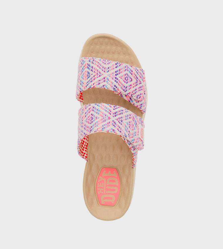 DELRAY Patterned Strap Platform Sandals