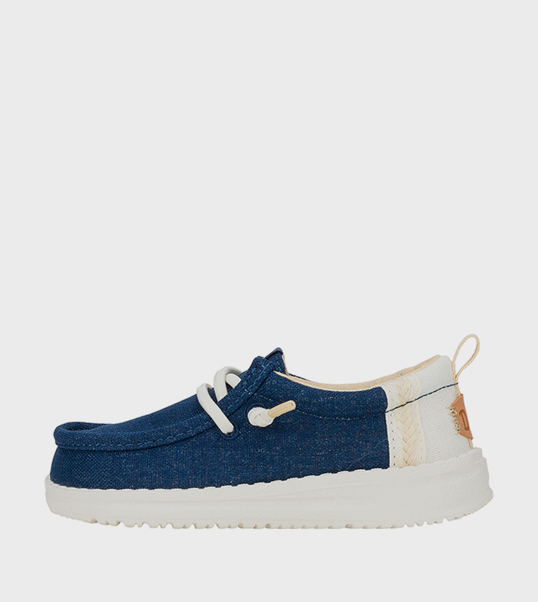 WALLY Toddler Summer Linen Slip-On Shoes
