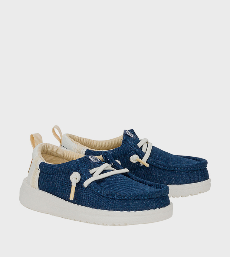 WALLY Toddler Summer Linen Slip-On Shoes