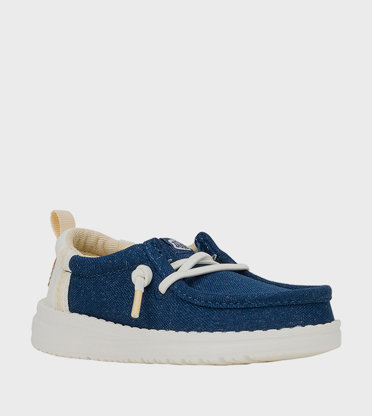 WALLY Toddler Summer Linen Slip-On Shoes