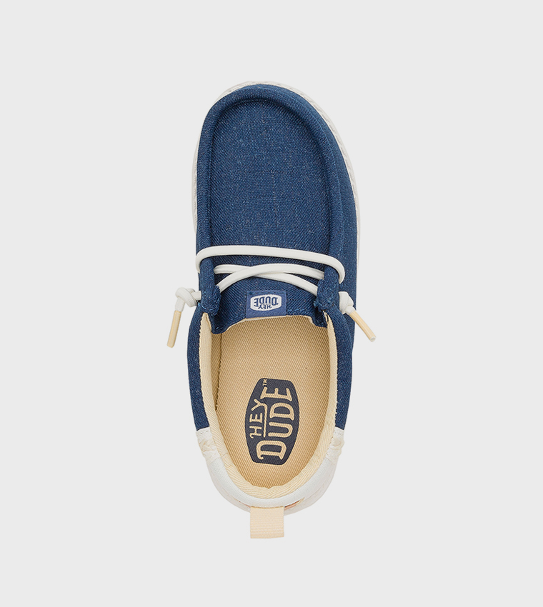 WALLY Youth Summer Linen Slip-On Shoes