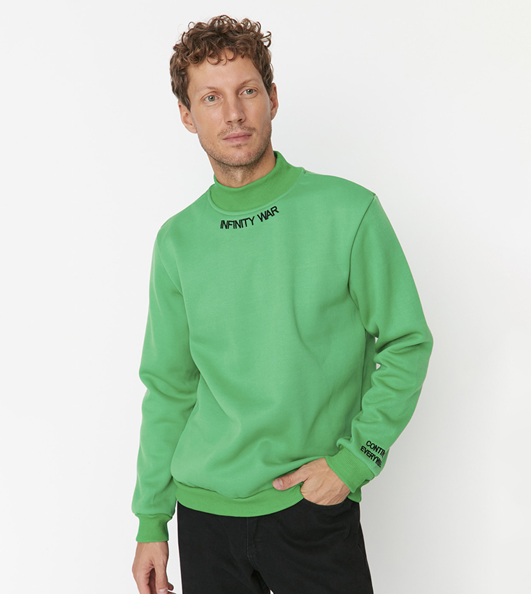 Teal cheap green sweatshirt