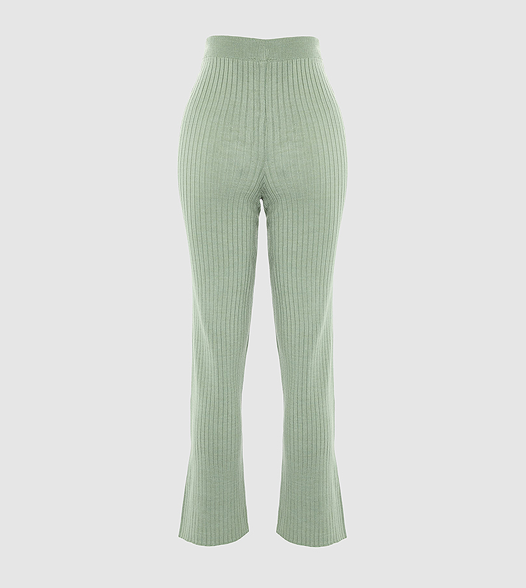 H&M - Ribbed flared trousers