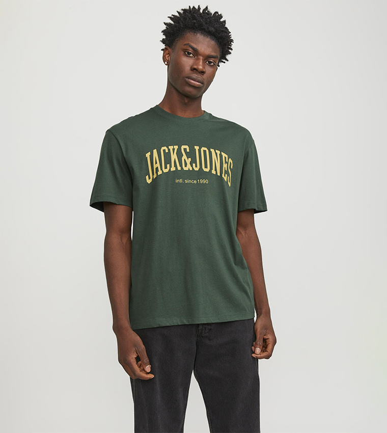 Jack & Jones oversize T-shirt with orginals back print in white