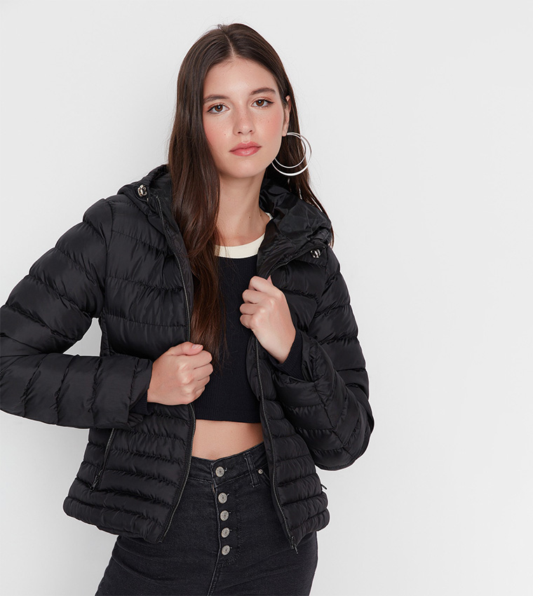 Quilted store down jackets