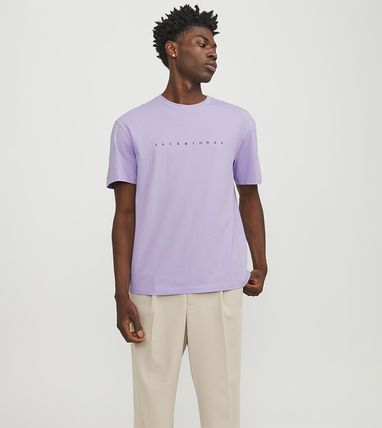 Logo Printed Crew Neck T-Shirt