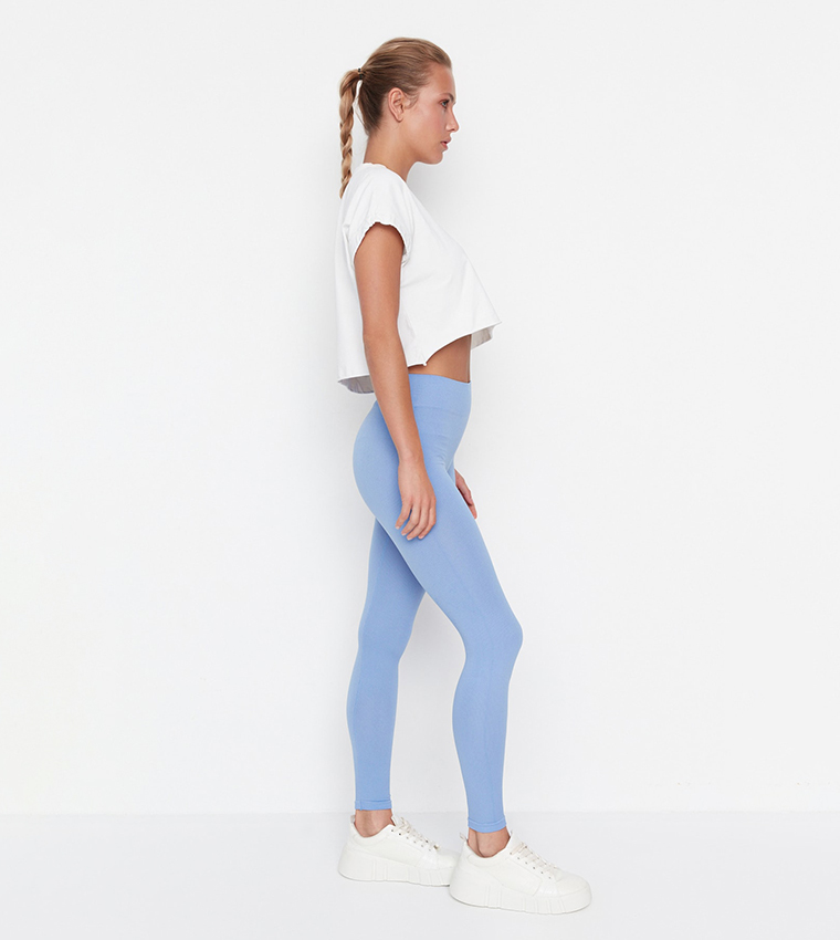 Seamless Ribbed Active Leggings