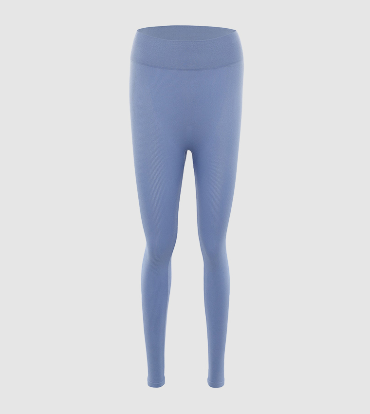 Seamless Ribbed Active Leggings