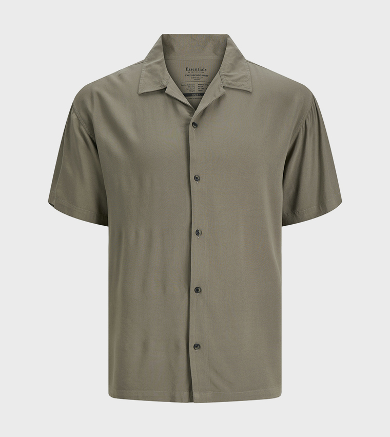 Solid Short Sleeves Shirt