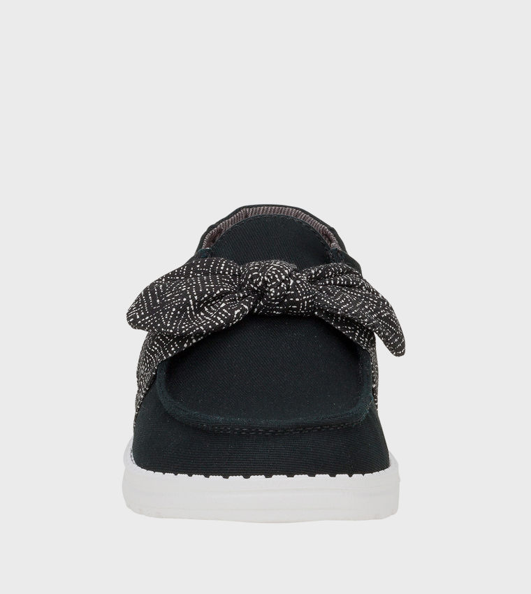 WENDY Bow Detail Essentials Slip-On Shoes