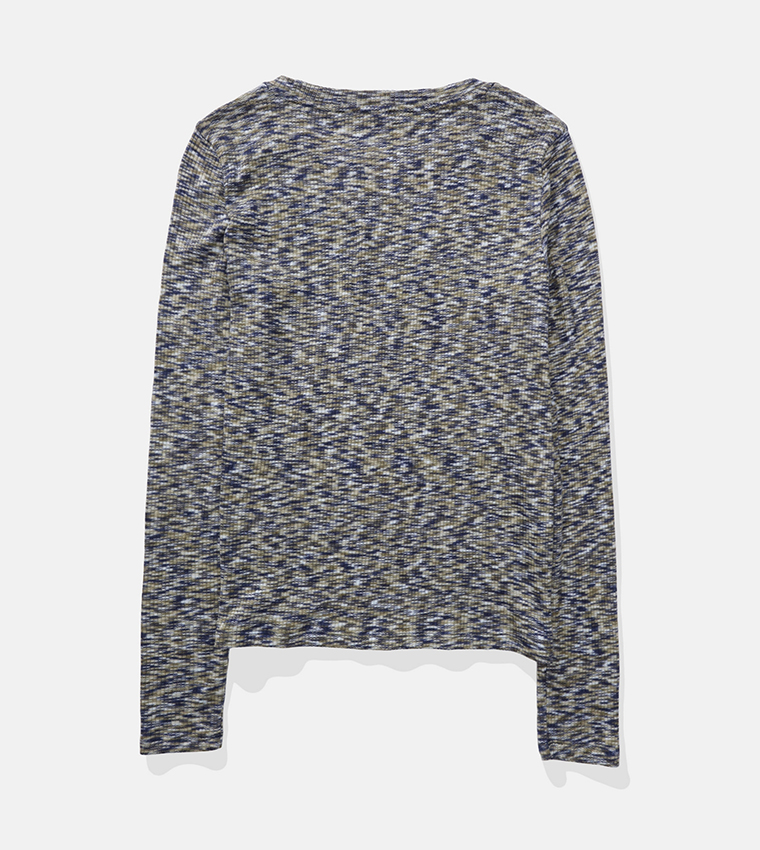 Knitted Long Sleeves Top