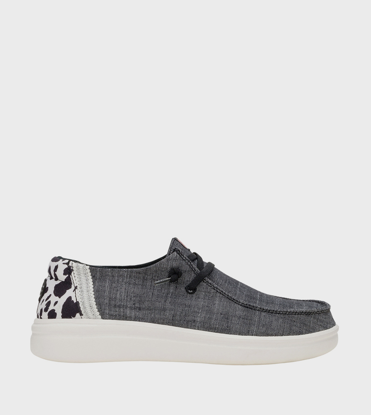 WENDY Rise Animal Print Slip-On Shoes