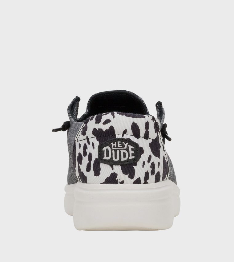 WENDY Rise Animal Print Slip-On Shoes