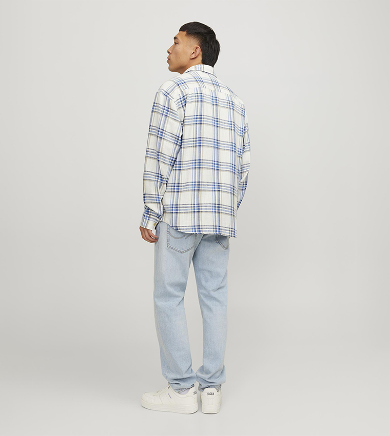Plaid Long Sleeves Overshirt
