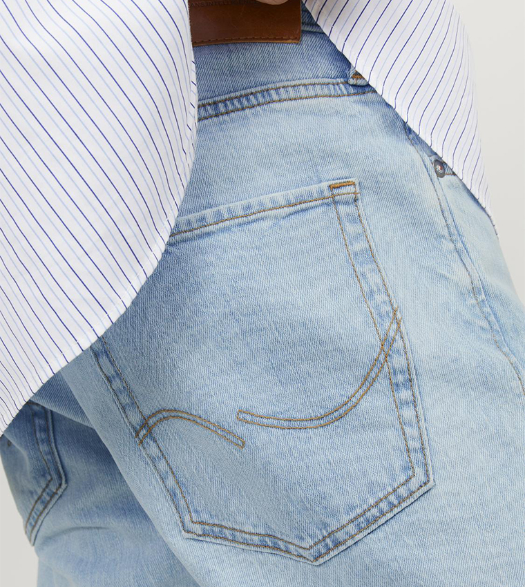 Faded Tapered Fit Jeans
