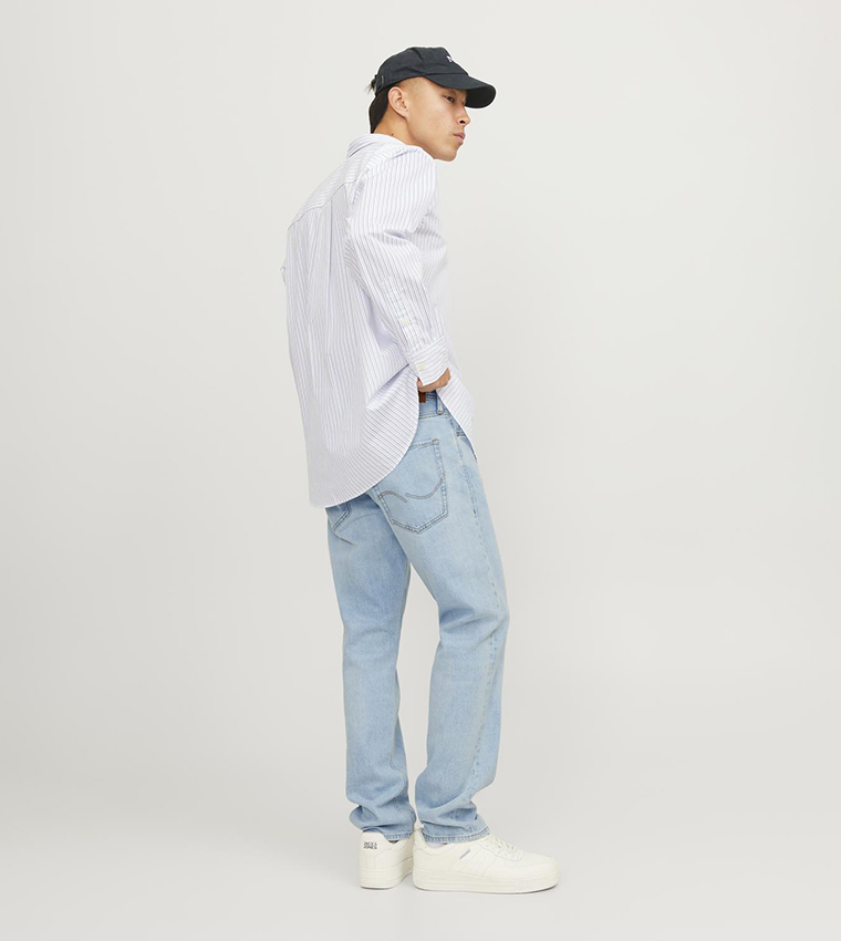 Faded Tapered Fit Jeans