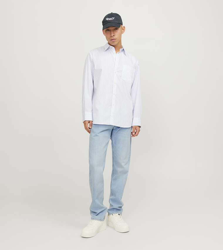 Faded Tapered Fit Jeans