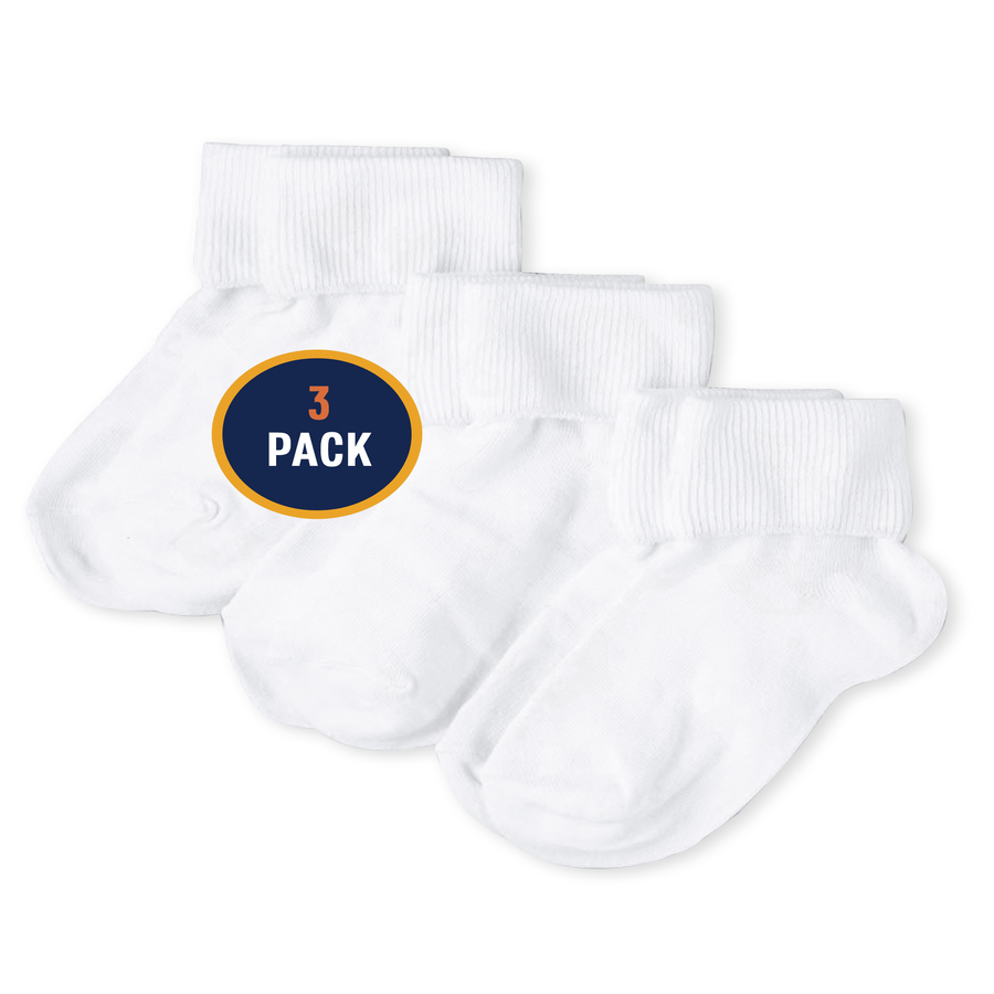 Bg 3Pk Tcuff Socks