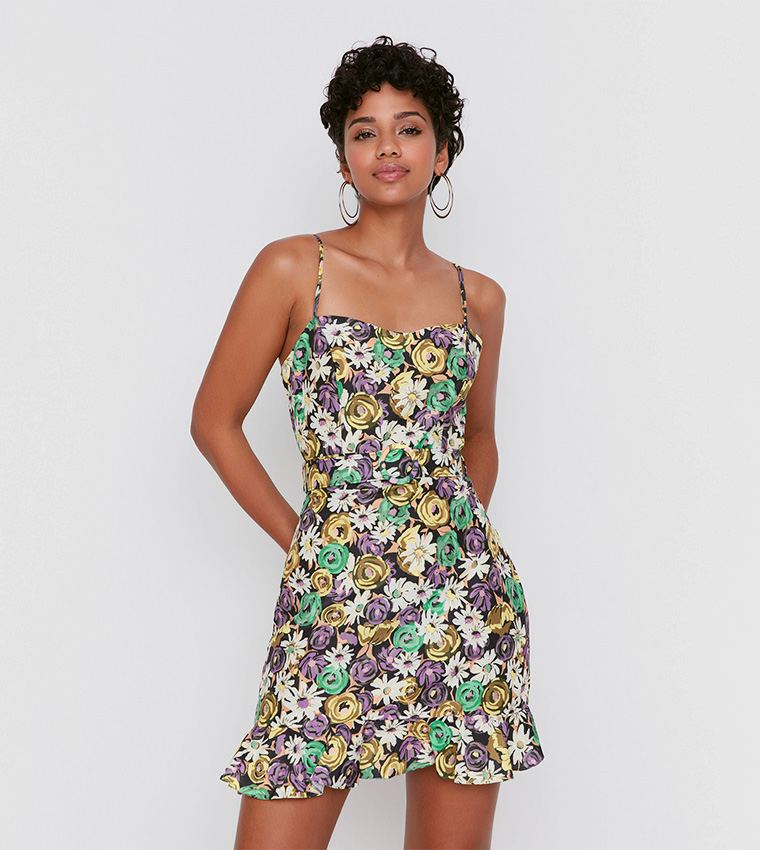 Flounce mini hotsell dress forever 21