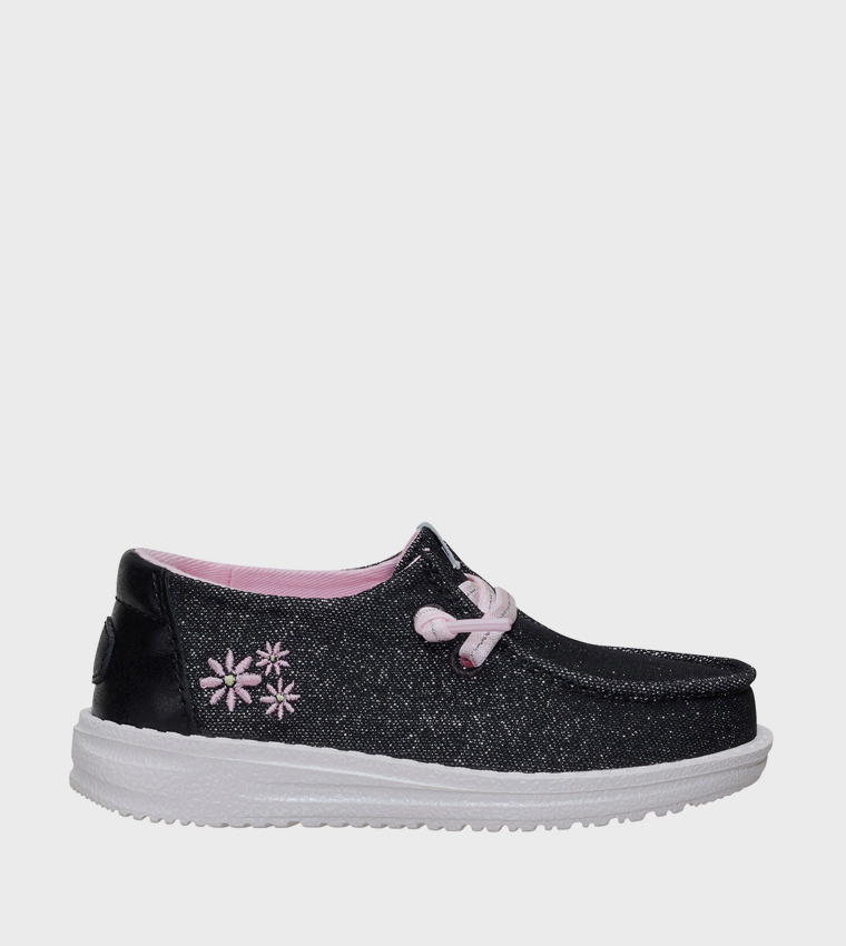Hey Dude Damen Wendy Bow Shimmer Slipper – Bequeme Ballerinas Mit Schleife (Baumwolle, Memory-Schaum) Hey Dude Damen Wendy Bow Shimmer Slipper – Bequeme Ballerinas Mit Schleife (Baumwolle, Memory-Schaum)