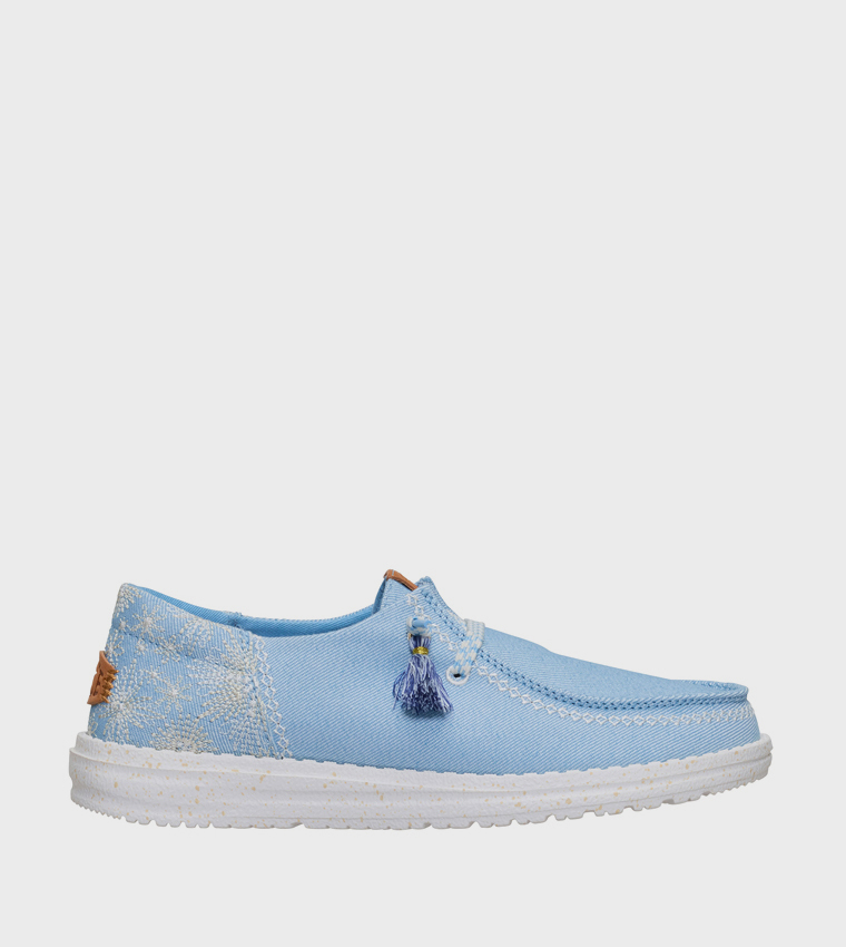 WENDY Funk Embroidered Slip-On Shoes