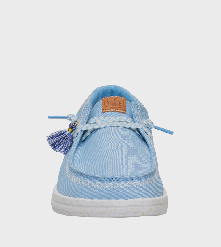 WENDY Funk Embroidered Slip-On Shoes