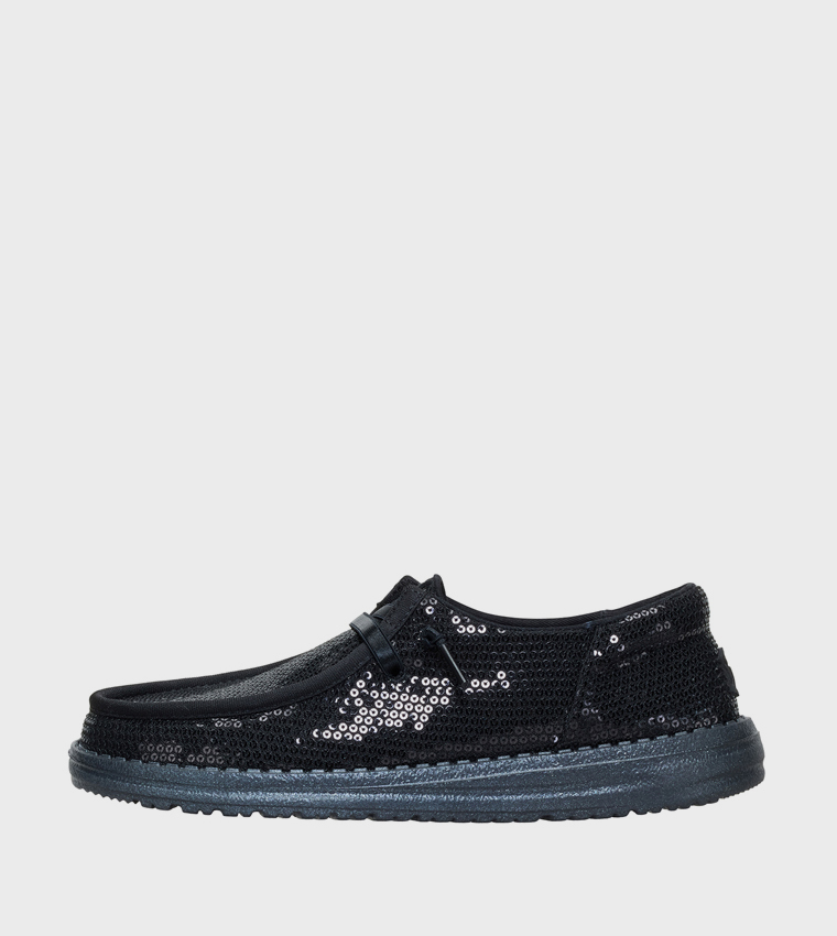 WENDY Funk Mono Sequined Slip-On Shoes