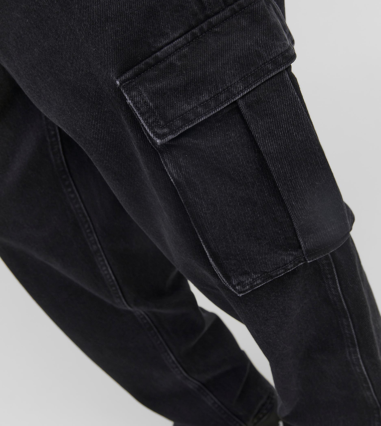 SBD 312 Faded Relaxed Fit Cargo Jeans
