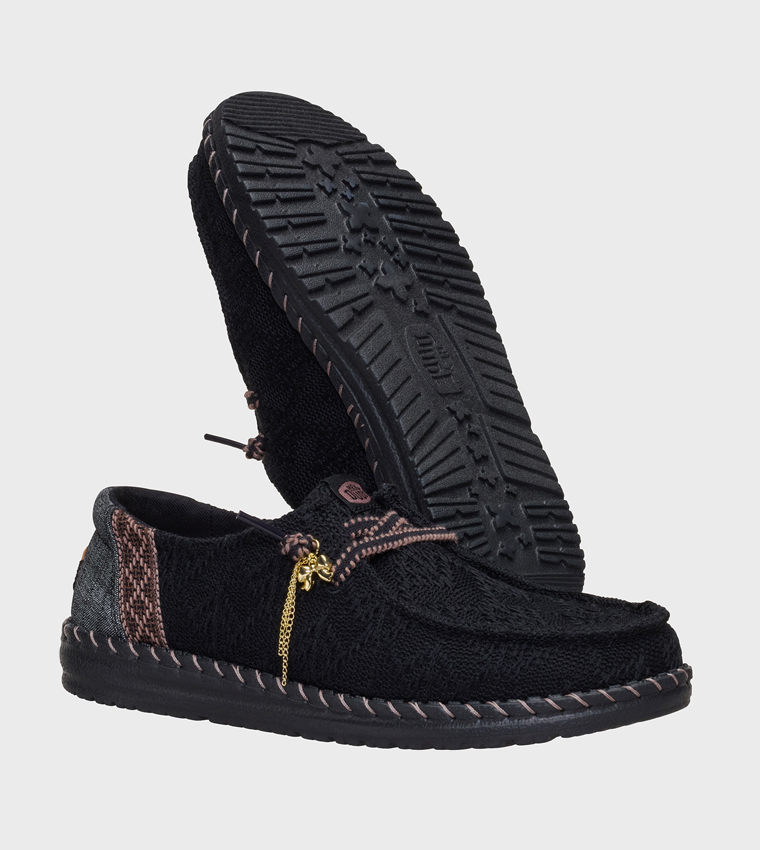 WENDY Boho Knit Slip-On Shoes