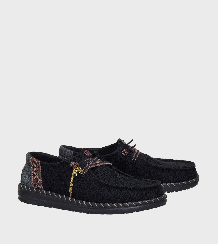 WENDY Boho Knit Slip-On Shoes