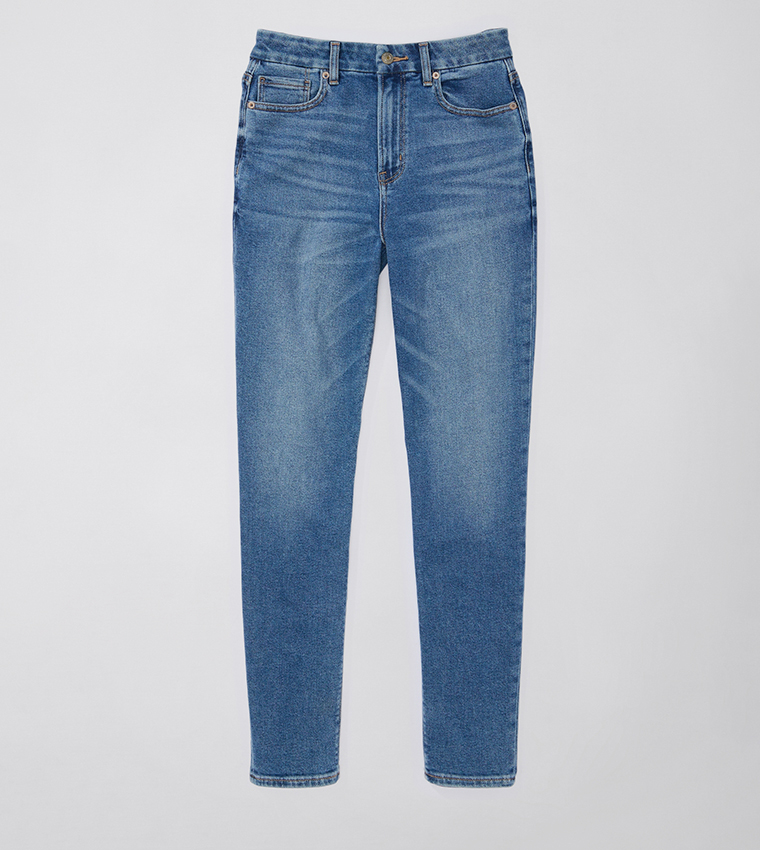 Faded Mom Fit Jeans
