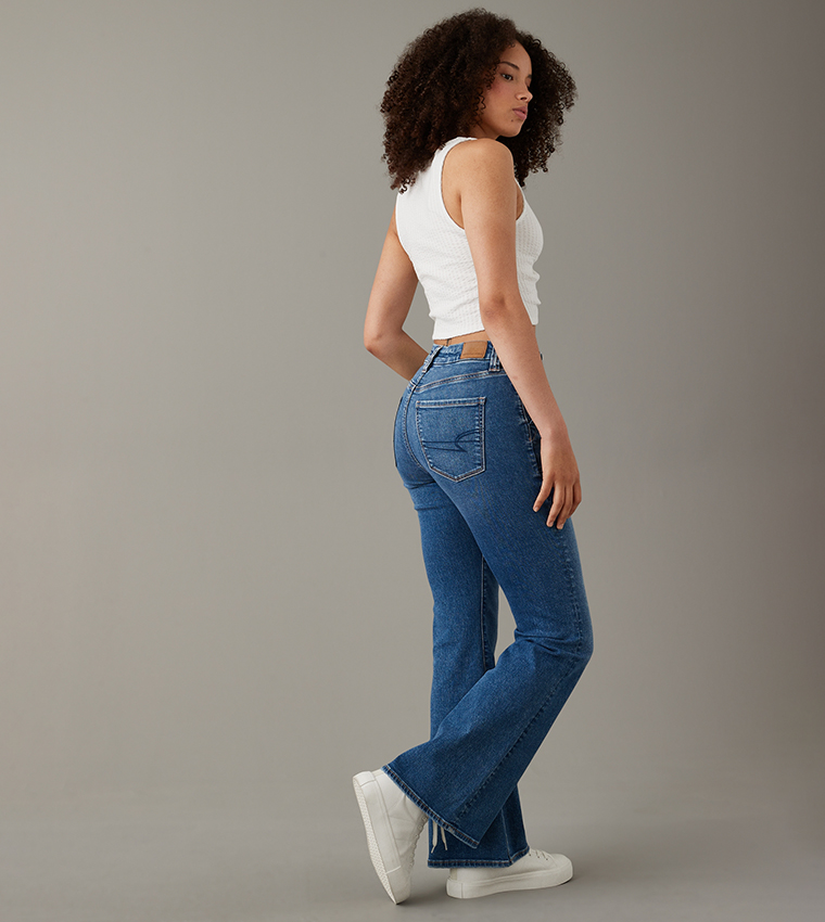 American eagle curvy high waisted jeans clearance