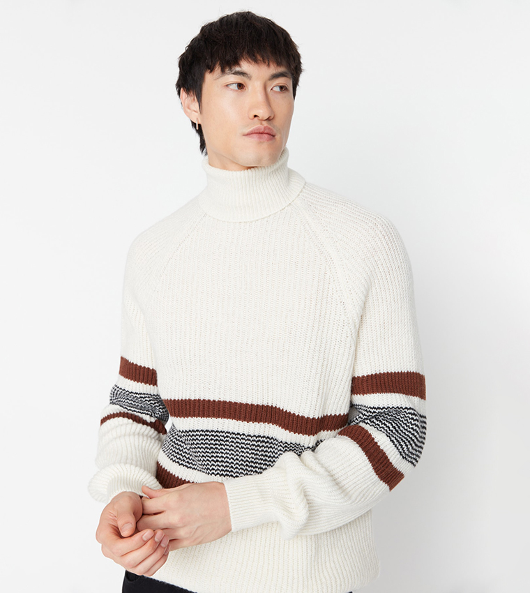 High lines turtleneck pullover deals
