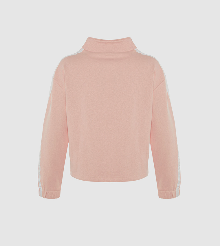 Fuzzy sweatshirt pink online